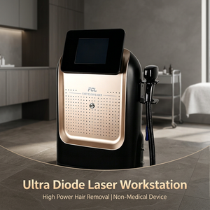 Appareil d'épilation au laser à diode 808 nm de qualité médicale à 3 longueurs d'onde, appareil d'épilation au laser indolore avec taille de spot réglable OEM ODM - Product Image 1