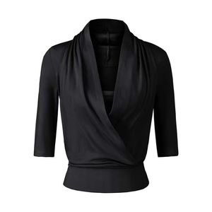 Blusas Holgadas de Manga Larga con Cuello en V para Mujer, Estilo Coreano, Camisa de Trabajo Elegante para Uso Formal y Casual de Negocios - Product Image 6