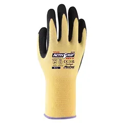 Guanto Towa - 591S 7/S Activ Grip Advanced Kev - Colore: Nero / Giallo - Guanti da lavoro consigliati - Product Image 4