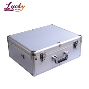 500x400x200mm Aluminum Alloy Tool Case Portable Equipment Case File Suitcase Outdoor Safety Tool <strong>Box</strong> - Product Image 1