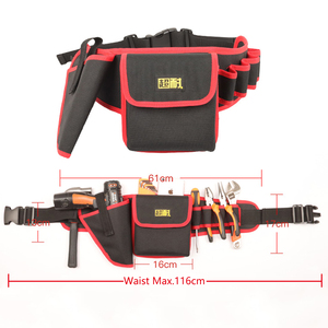 <span class=keywords><strong>Ceinture</strong></span> porte-<span class=keywords><strong>outils</strong></span> personnalisée imperméable pour électricien, pochette de rangement réglable pour hommes, grande capacité, doublure Oxford - Product Image 1