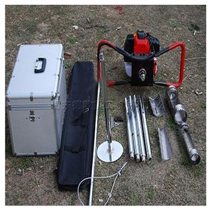 Muestreador de suelo de acero inoxidable de mano, perforación de suelo con gasolina, estudio arqueológico de prototipo de perforación de suelo - Product Image 5