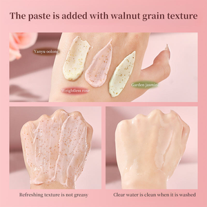 Skinevity Beauty Body Scrub Exfoliant Hydratant avec Roses Jasmin Fragrance Scalp Whitening Eternal Moisturizing Effect - Product Image 5