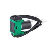 PENGPU Pompe à air micro 12V/24V CC sans balais -88KPa Pompe à diaphragme sans huile Pompe d'analyse d'échantillonnage de gaz OEM