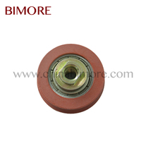 Rodillo Metálico para Colgar en la Puerta del Ascensor del Hotel Bimore, KM89629G02, OD44mm, W12mm, 6200Z, M8