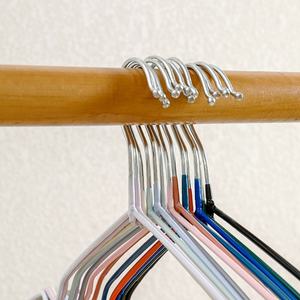 Cintre multifonctionnel en acier inoxydable avec revêtement en PVC antidérapant, cintre en métal pour l'organisation du placard, outils de lavage - Product Image 5