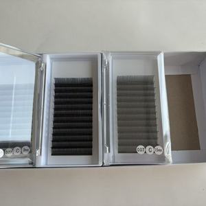 Extensions <span class=keywords><strong>de</strong></span> cils 5D préfabriquées, effet éventail facile, naturelles, douces, individuelles, en faux vison, longues, effet féerique - Product Image 5