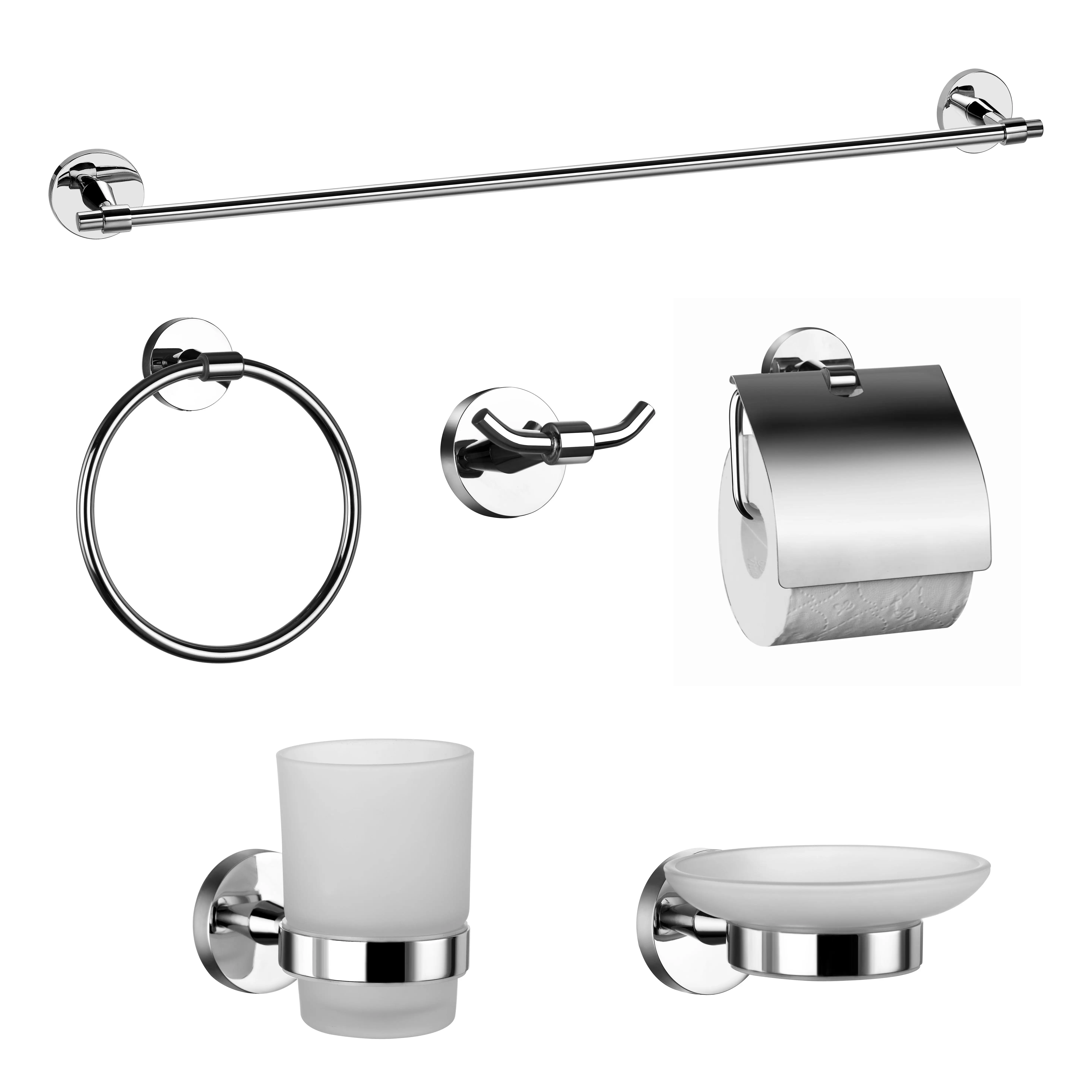 NC50030 Zinklegering Spiegel Gepolijst 2022 Luxe Waren Sanitair Badkamer Accessoires Sets