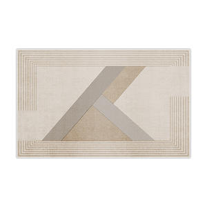 Alfombra Geométrica Nórdica Color Crema, Rectangular, Imitación Cachemira, Antideslizante, para Sala de Estar, Sofá, Decoración del Hogar, 80x120cm - Product Image 2