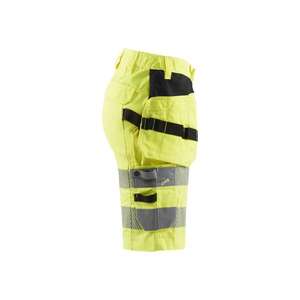 BLAKLADER - 718618113300C40 Women's <b>Hi</b>-<b>Vis</b> <b>shorts</b> with stretch Yellow - EAN 7330509729762 <b>HI</b>-<b>VIS</b> WORKWEAR - Product Image 5