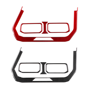 Accessoires de garniture intérieure pour panneau de commande central de climatisation de voiture en fibre de carbone véritable souple, conduite à gauche et à droite, pour <span class=keywords><strong>Ford</strong></span> <span class=keywords><strong>Mustang</strong></span> <span class=keywords><strong>GT</strong></span> 2024-2025 - Product Image 2