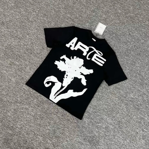 Chất Lượng Hàng Đầu Biểu Tượng Tùy Chỉnh Cổ Điển T Áo Sơ Mi Nam Heavyweight Bông Trống Quá Khổ Áo Thun In Thể Thao Giản Dị Arte Cho - Product Image 1