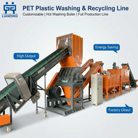 Ligne de recyclage de bouteilles en plastique PET PE HDPE, machine de recyclage de bouteilles d'eau et de bouteilles de soda, usine de broyage et de nettoyage