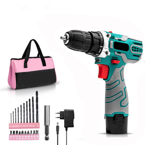 NEOBRISKEN 12V Lithium Battery Two-speed Drill Rechargeable Percussion <b>Set</b> Multi-function Bit 1500rpm N317 Drill & <b>Screwdriver</b> K - Product Image 2