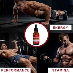 Gouttes OEM Man Bulge <span class=keywords><strong>Libido</strong></span> pour stimuler le désir avec Tongkat Ali, Tribulus, Ginseng noir et Fenugrec – <span class=keywords><strong>Complément</strong></span> pour la performance masculine - Product Image 3