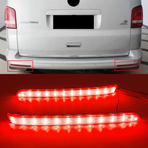 Feu arrière réflecteur de pare-chocs LED pour Volkswagen Transporter <span class=keywords><strong>T5</strong></span> 2012 <span class=keywords><strong>2013</strong></span> 2014 2015 2016 Caravelle <span class=keywords><strong>Multivan</strong></span> - Product Image 1