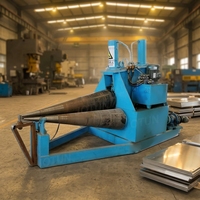 Machine à rouler les cônes pour la formage de pièces coniques de précision, équipement de fabrication pour le roulage de tôles métalliques et le pliage de plaques d'acier