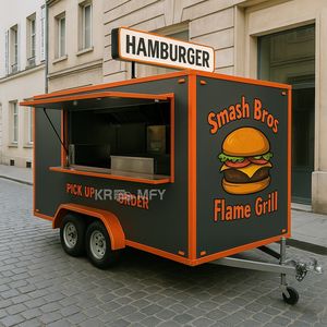 Chariot de restaurant mobile rapide, remorque de tacos, équipement de cuisine, camion de pizza - Product Image 4