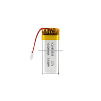 Batterie solide 3,7 V 1500 mAh Pouch Cell 852555 rechargeable certifiée CE, 500 cycles, ultra-fine pour mini-robot jouet
