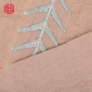 Nouveau design de tissu de broderie <span class=keywords><strong>Crespo</strong></span> fleur de rayonne en nylon personnalisé pour robe - Product Image 4