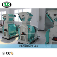 Rongda Juego Completo 5-10 T/H Ganado Aves Pollo Alimentación Pellet Mill Línea de Producción con Certificación CE