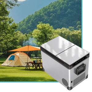 JDA RV Accesorio 35L/45L/55L Refrigerador <span class=keywords><strong>de</strong></span> coche 12V/24V 110V/220V Compresor portátil Nevera Compresor <span class=keywords><strong>de</strong></span> dos <span class=keywords><strong>zonas</strong></span> Congelador <span class=keywords><strong>de</strong></span> refrigeración - Product Image 5