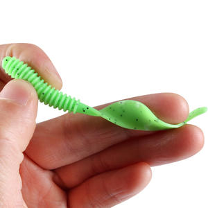 เบสและปลาคาร์พปากเหยื่อ, หนอนนุ่ม, ด้วงหางด้าย, เหยื่อเทียม, ตะขอหัวจิ๊ก - Product Image 3