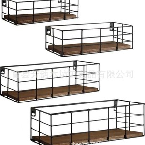Ironwood <b>Wall</b> <b>Mounted</b> Storage Rack Medium Size Large Capacity For Bedroom Bathroom <b>Shelves</b> - Product Image 2