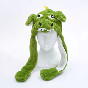 Niñas lindo Animal <span class=keywords><strong>de</strong></span> peluche conejito sombrero niños Airbag orejas móviles hasta sombreros <span class=keywords><strong>de</strong></span> peluche Cosplay fiesta fantasía dibujos animados <span class=keywords><strong>Stich</strong></span> sombreros <span class=keywords><strong>de</strong></span> invierno - Product Image 3