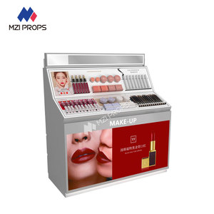 GDR04-CZ01 mỹ phẩm phía trước truy cập trang điểm Rack hiển thị với gương được thiết kế cho cao cấp vẻ đẹp các nhà bán lẻ - Product Image 1