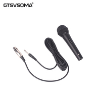 Microphone Karaoké Portable Professionnel GTSVSOMA G9 avec Câble Dynamique et Fonction Anti-Bruit pour Chant en Extérieur