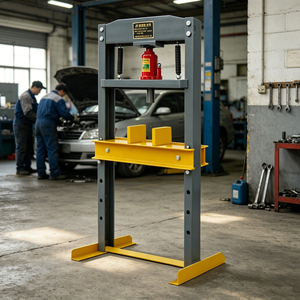 Presse d'atelier hydraulique manuelle de 20 tonnes pour douilles en acier, équipement industriel de maintenance robuste de 39 kg, marque <span class=keywords><strong>AUTO</strong></span> - Product Image 1