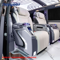 Cloison intérieure de voiture en alliage d'aluminium, VIP électrique de luxe, W447 Vito, couleur et logo personnalisés, accessoires intérieurs de voiture