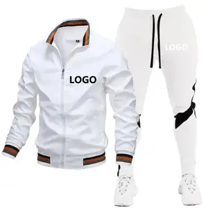 Groothandel Nieuwkomers Sweatsuits Tweedelige Set Jogging Sets Heren Hoodie En Elastische Broek Sets Gym Heren 3d Print Trainingspak