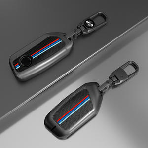 Funda <span class=keywords><strong>de</strong></span> Lujo para Llave <span class=keywords><strong>de</strong></span> Coche <span class=keywords><strong>de</strong></span> Aleación <span class=keywords><strong>de</strong></span> Zinc para las Series 5/7 y Más - Protector <span class=keywords><strong>de</strong></span> Llave <span class=keywords><strong>de</strong></span> Arranque Remoto Resistente a Arañazos - Product Image 1