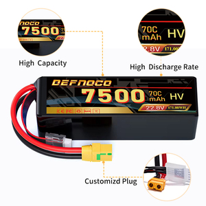 DEFNOCO 6S 5200mAh 100C LiPo-Akku mit XT60-Anschluss für RC Air-und FPV-Drohnen flüge - Product Image 2