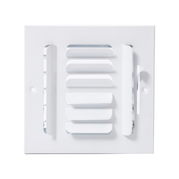 Diffuseur de sol carré moderne pour système de climatisation extérieur, grille de filtre de retour en plastique et acier pour entrepôt, salon