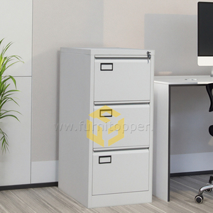 ตู้ลิ้นชักเหล็กรีดเย็นทันสมัยตู้เก็บของ3ลิ้นชักอุปกรณ์สำนักงานโลหะสำหรับบ้านสำนักงานโรงแรมและห้องนั่งเล่น - Product Image 5