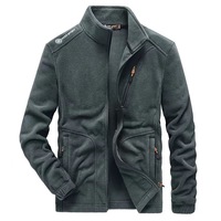 Veste en polaire corail de haute qualité pour homme, veste d'hiver épaisse à fermeture éclair intégrale personnalisée