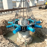 Cisaille hydraulique pour pieux, brise-pieux, utilisée sur les chantiers de construction
