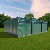 Casa Contenedor Prefabricada Modular Desmontable de 20 pies, Personalizada, de Dos Dormitorios, Minimalista, Resistente al Fuego, para Oficina o Taller