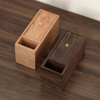 Organisateur de bureau en bois de noyer magnétique de luxe fait à la main, étagère de rangement, télécommande, salon haut de gamme, cuisine multifonction