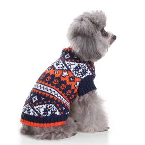 Snowflake Christmas Designer Pet Christmas Chinese New Year Winter Clothes Set Holiday Products 2023 Pet Clothes Luxury