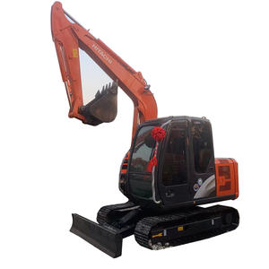 Excavadora de orugas hidráulica de 6 toneladas usada de segunda mano HITACHIZX60 original de Japón con motor confiable - Product Image 1