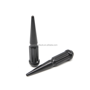 Cái 32 + 1KEY Aftermarket Bánh Xe Màu Đen Nut 14X1.5 Spike Lug Nut - Product Image 4