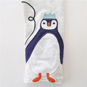 Pantalons blancs pour filles, leggings serrés, vêtements pour enfants, vêtements bon marché pour bébés filles, pantalons pour enfants avec impression de ballon pingouin - Product Image 4