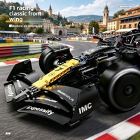 Kit de construction de voiture de course F1 à l'échelle 1:8 en gros, modèle MOC de supercar de drift technique, jouet de véhicule à assembler soi-même, cadeau pour garçons