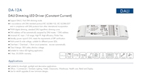 Skydance DA-12A 1CH 12W Smart Home LED Driver DALI Alimentation à intensité variable 100-700mA Courant constant DALI-2