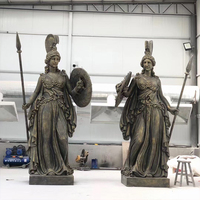 Maßgefertigte Fiberglas-Engelsstatue Lampe Große FRP Klassische Griechische Göttin Skulptur für Gartendekoration