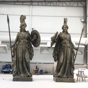 Lámpara de Estatua de Ángel de Fibra de Vidrio Personalizada, Gran Escultura Clásica Griega de <span class=keywords><strong>Diosa</strong></span> en FRP para Decoración de Jardín - Product Image 5